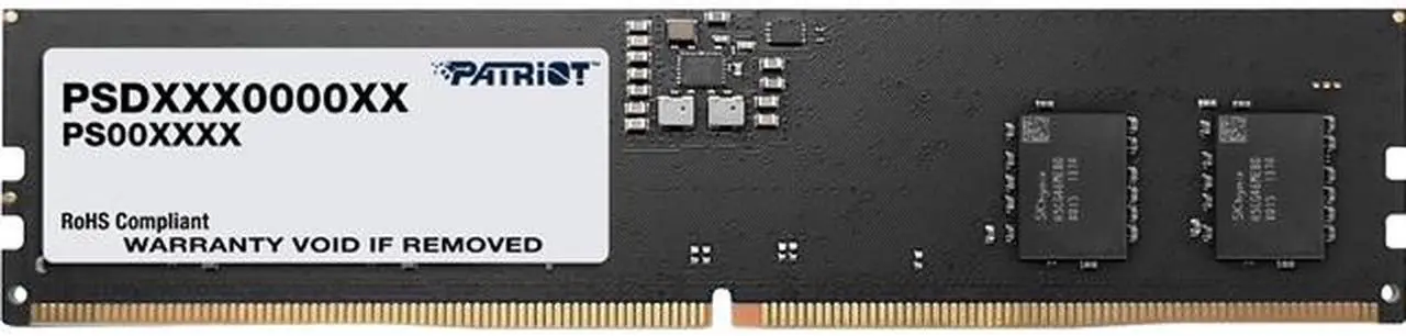 20-225-294-S01.webp Memoria RAM Patriot Signature Line 8GB (1 x 8GB) 288-Pin DDR5 4800 MHz CL40 - Imagen 1