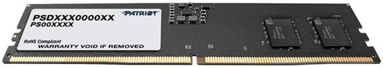 20-225-294-S02.webp Memoria RAM Patriot Signature Line 8GB (1 x 8GB) 288-Pin DDR5 4800 MHz CL40 - Imagen 2