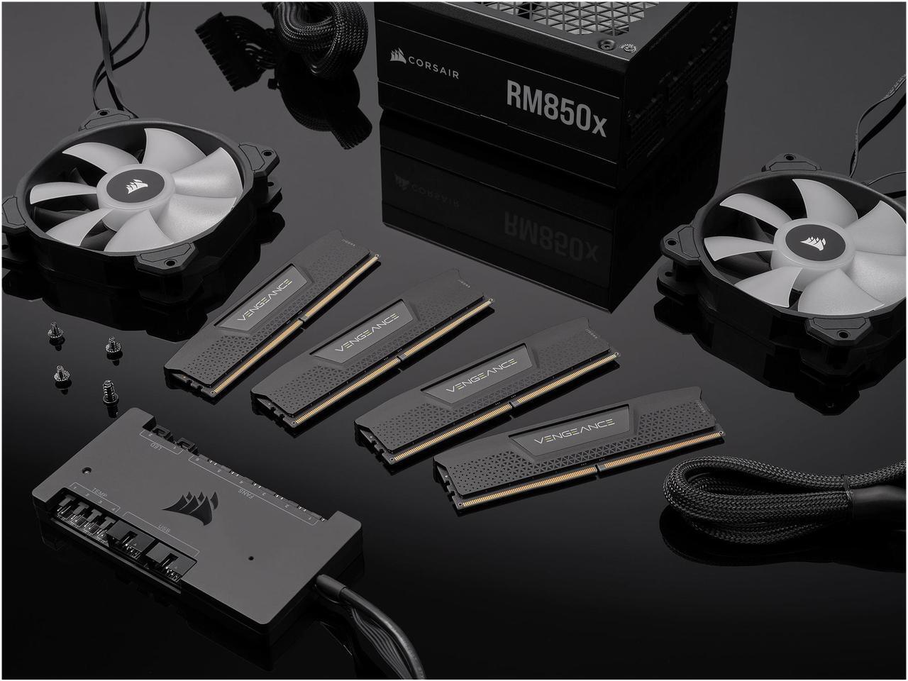 20-236-828-04.jpg CORSAIR VENGEANCE RGB DDR5 64GB (2x32GB) 6400MT/s CL42 Negro - Imagen 4