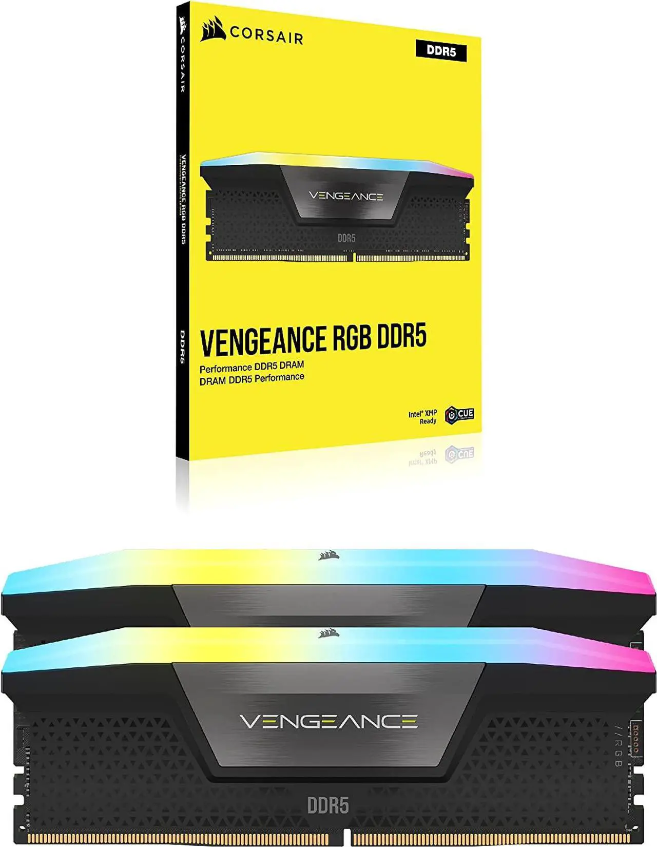 20-236-888-03.webp CORSAIR VENGEANCE RGB DDR5 64GB (2x32GB) 5600MT/s CL40 Negro - Imagen 7