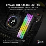 Memoria RAM Corsair Vengeance RGB 192GB (4 x 48GB) 288-Pin DDR5 5200 MHz CL38 - Imagen 2