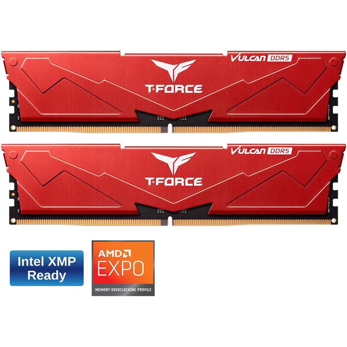 Memoria RAM Team T-Force Vulcan 16GB (2 x 8GB) 288-Pin DDR5 5200 Mhz CL40