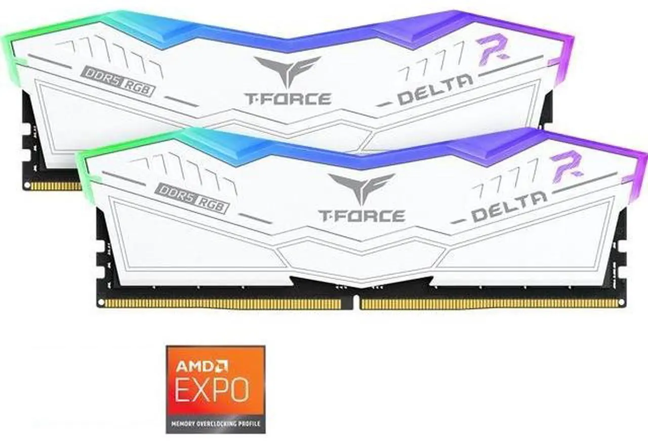 20-331-811-06.webp Memoria RAM TeamGroup T-Force Delta RGB 64GB (2 x 32GB) 288-Pin DDR5 6000 MHz CL38 - Imagen 1