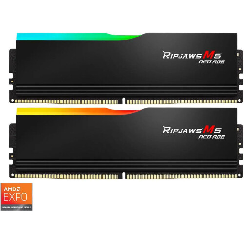Memoria RAM G.SKILL Ripjaws M5 Neo RGB 32 GB (2 x 16 GB) 288-Pin PC RAM DDR5 6000 MHz CL36