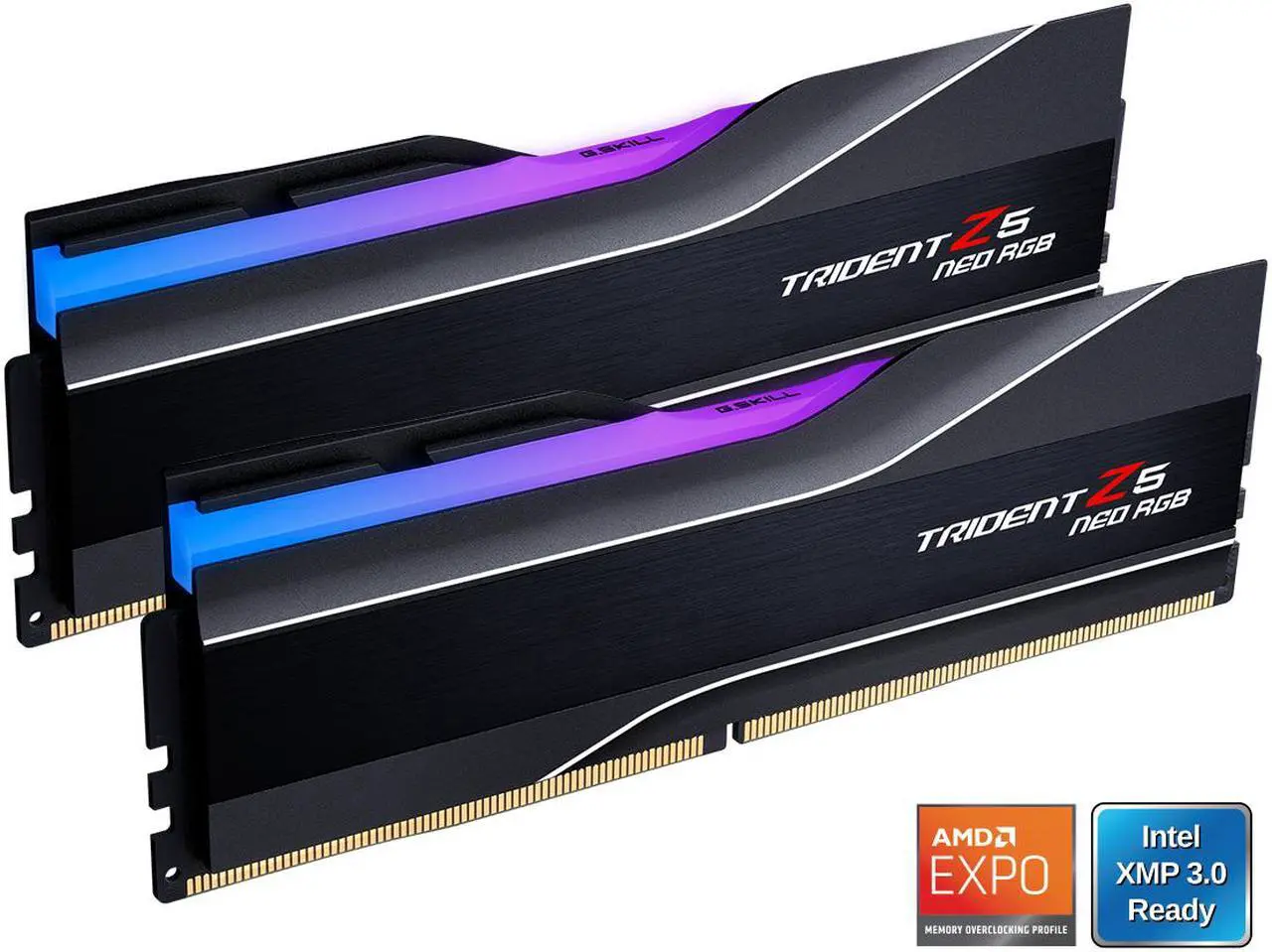 20-374-658-01.webp G.SKILL Trident Z5 Neo DDR5 64GB (2x32GB) 6000MT/s CL36 AMD EXPO - Imagen 1
