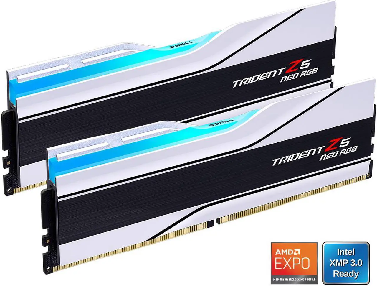 20-374-659-01.webp G.SKILL Trident Z5 Neo DDR5 64GB (2x32GB) 6000MT/s CL36 Blanco AMD EXPO - Imagen 1