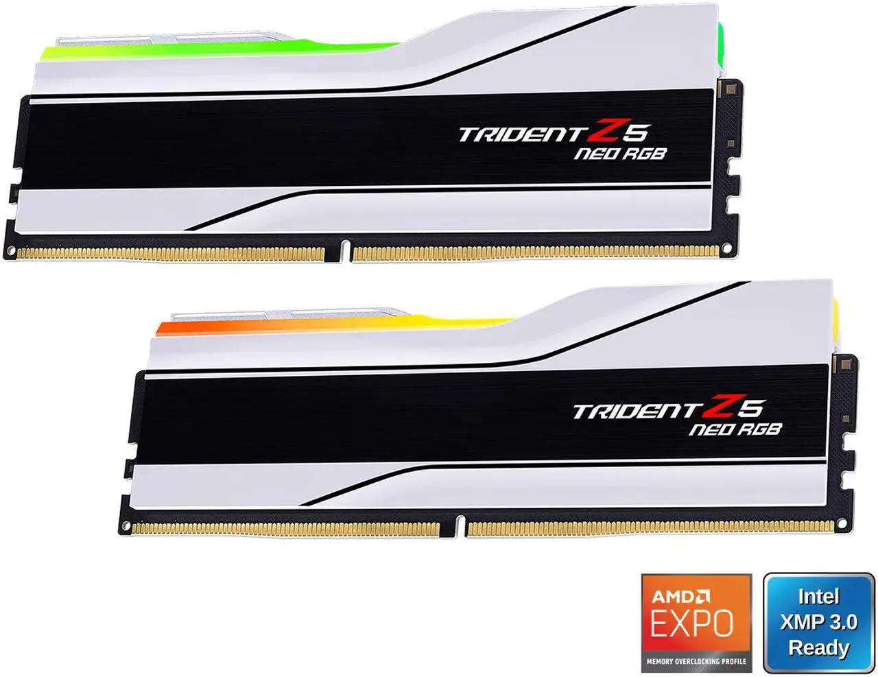 20-374-659-02.webp G.SKILL Trident Z5 Neo DDR5 64GB (2x32GB) 6000MT/s CL36 Blanco AMD EXPO - Imagen 2