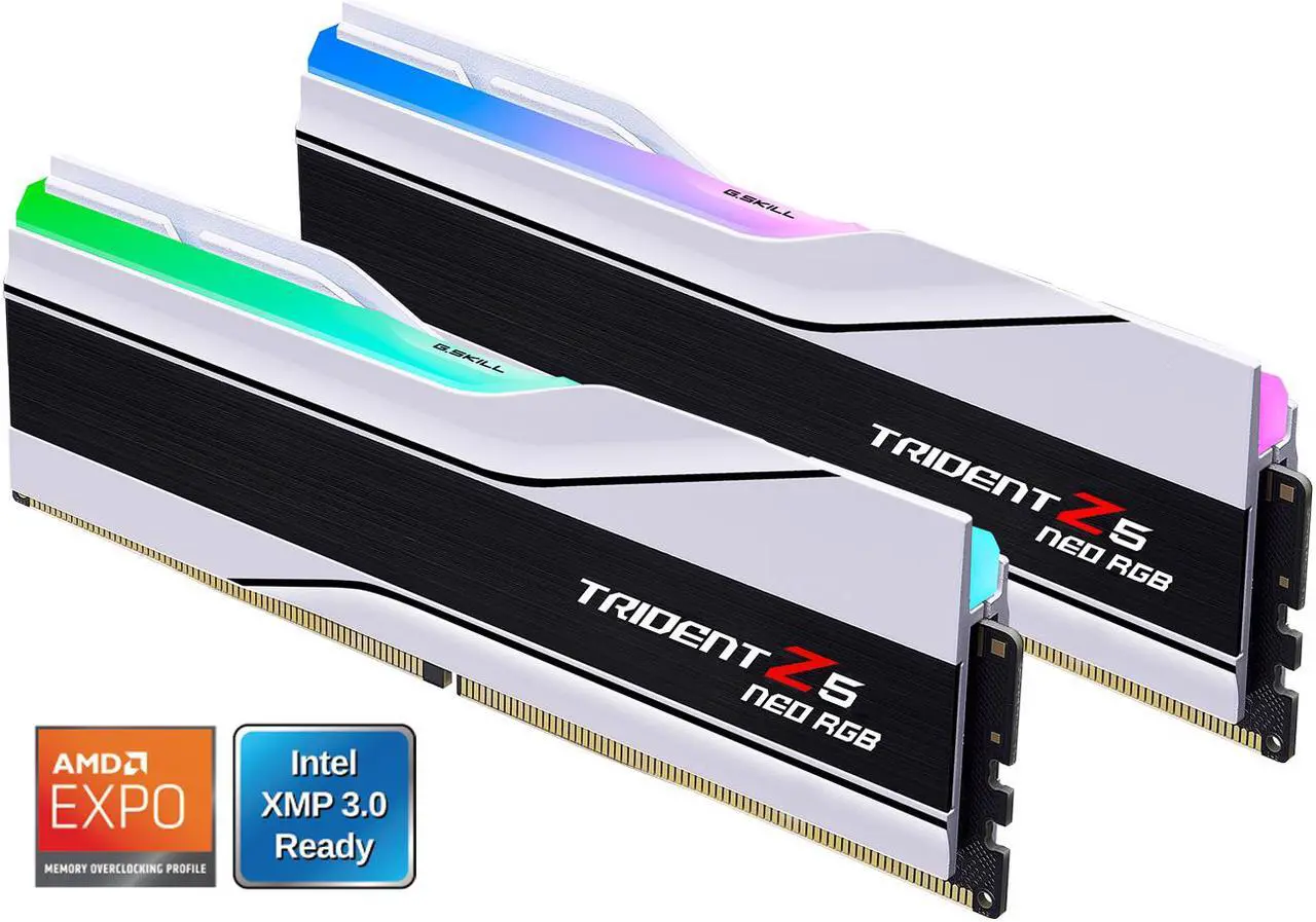 20-374-659-03.webp G.SKILL Trident Z5 Neo DDR5 64GB (2x32GB) 6000MT/s CL36 Blanco AMD EXPO - Imagen 3