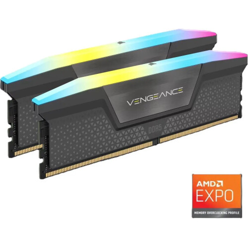 Memoria RAM Corsair Vengeance RGB 64 GB (2 x 32 GB) 288-Pin DDR5 6000 MHz CL40