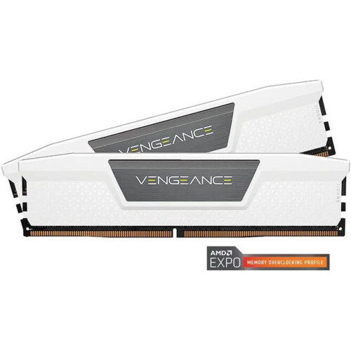 Memoria RAM Corsair Vengeance 32GB (2 × 16 GB) 288-Pin DDR5 6000 MHz CL36 – White Edition
