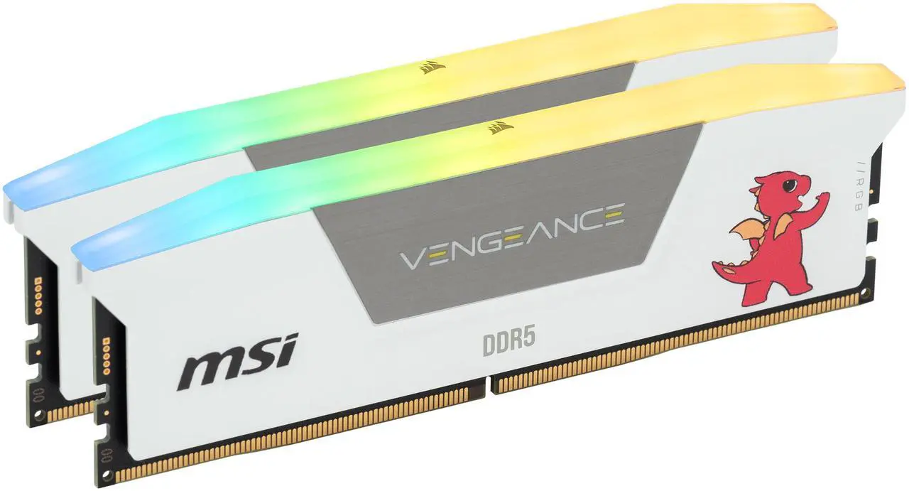 20-982-278-01.webp Memoria RAM Corsair Vengeance RGB 32GB (2 x 16GB) 288-Pin DDR5 6000 MHz CL36 Lucky White MSI Edition - Imagen 1