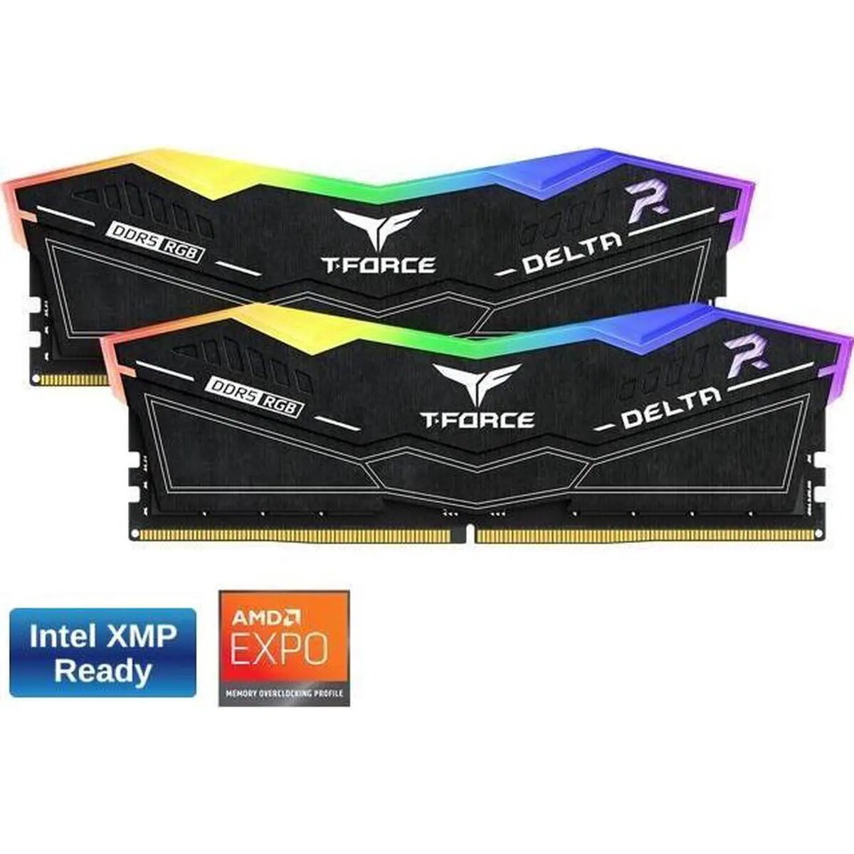 Memoria RAM TeamGroup T-FORCE DELTA RGB 16GB (2 x 8GB) 288-Pin DDR5 6000 MHz CL38