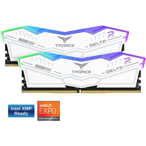 Memoria RAM TeamGroup T-FORCE DELTA RGB 16GB (2 x 8GB) 288-Pin DDR5 6000 MHz CL38