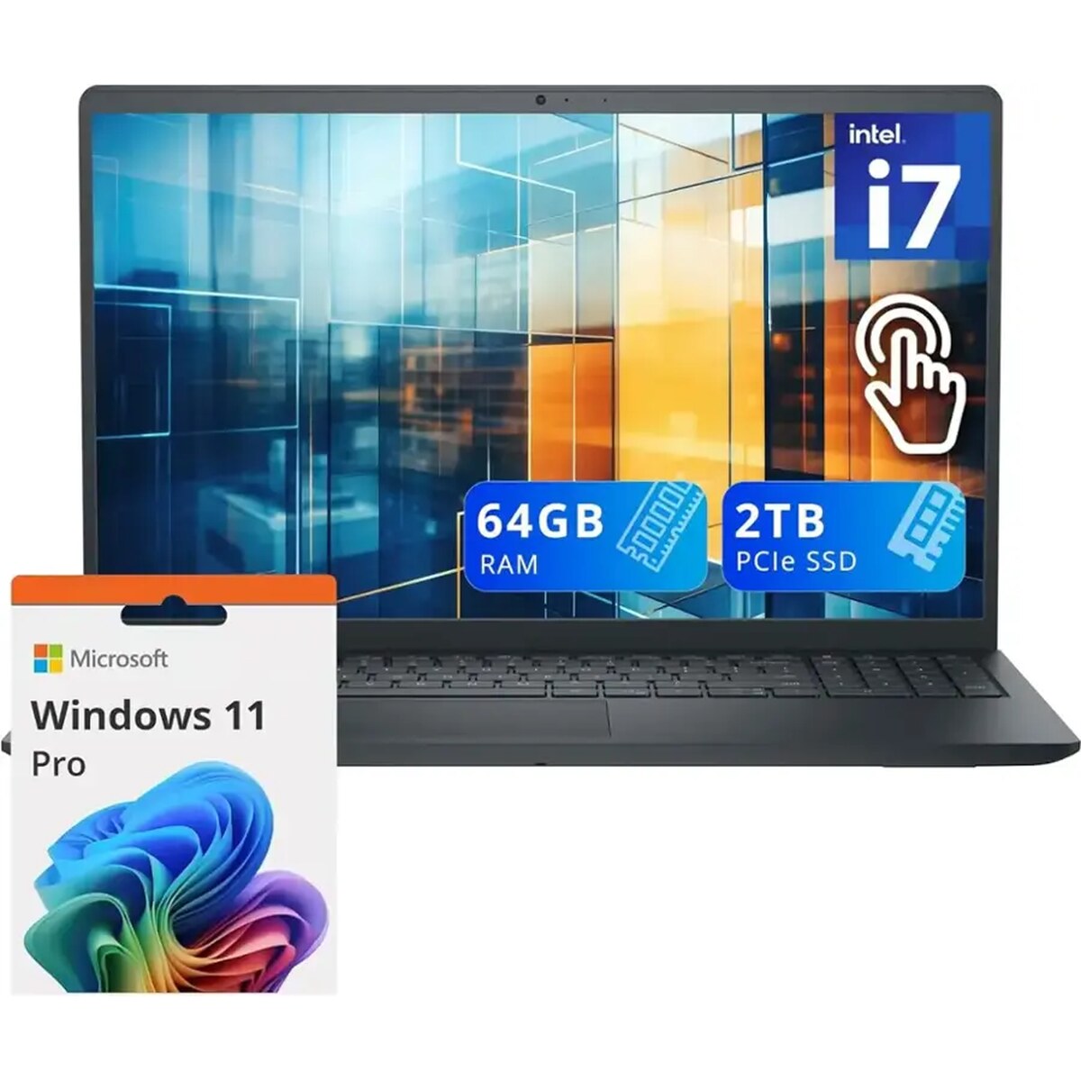 Dell Inspiron 15.6" 60Hz – Intel i7-1355U – 64GB DDR4 – 2TB SSD