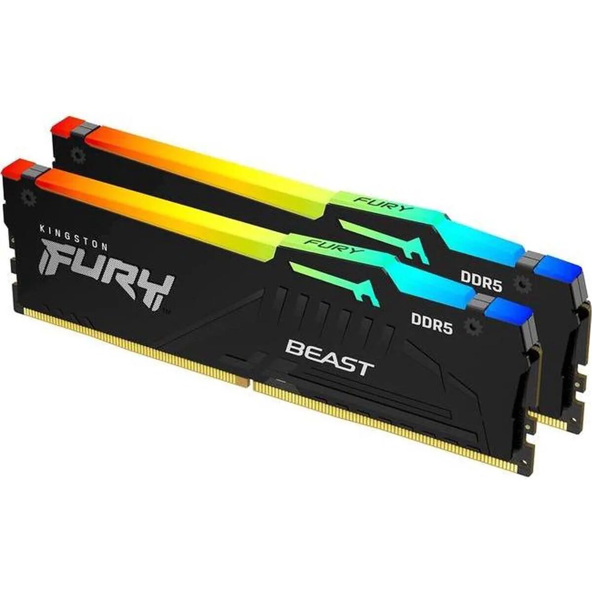 Memoria RAM Kingston Fury Beast RGB 64GB (2 x 32GB) 288-Pin DDR5 5200 MHz CL40