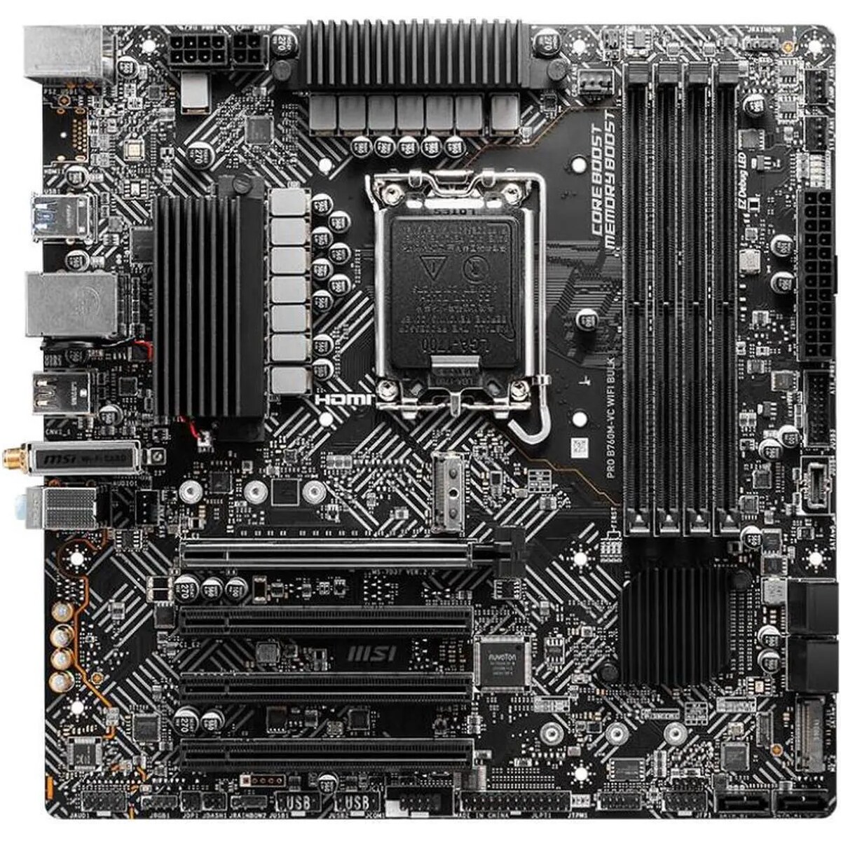 Motherboard MSI PRO B760M-VC WIFI Socket LGA1700 Micro ATX