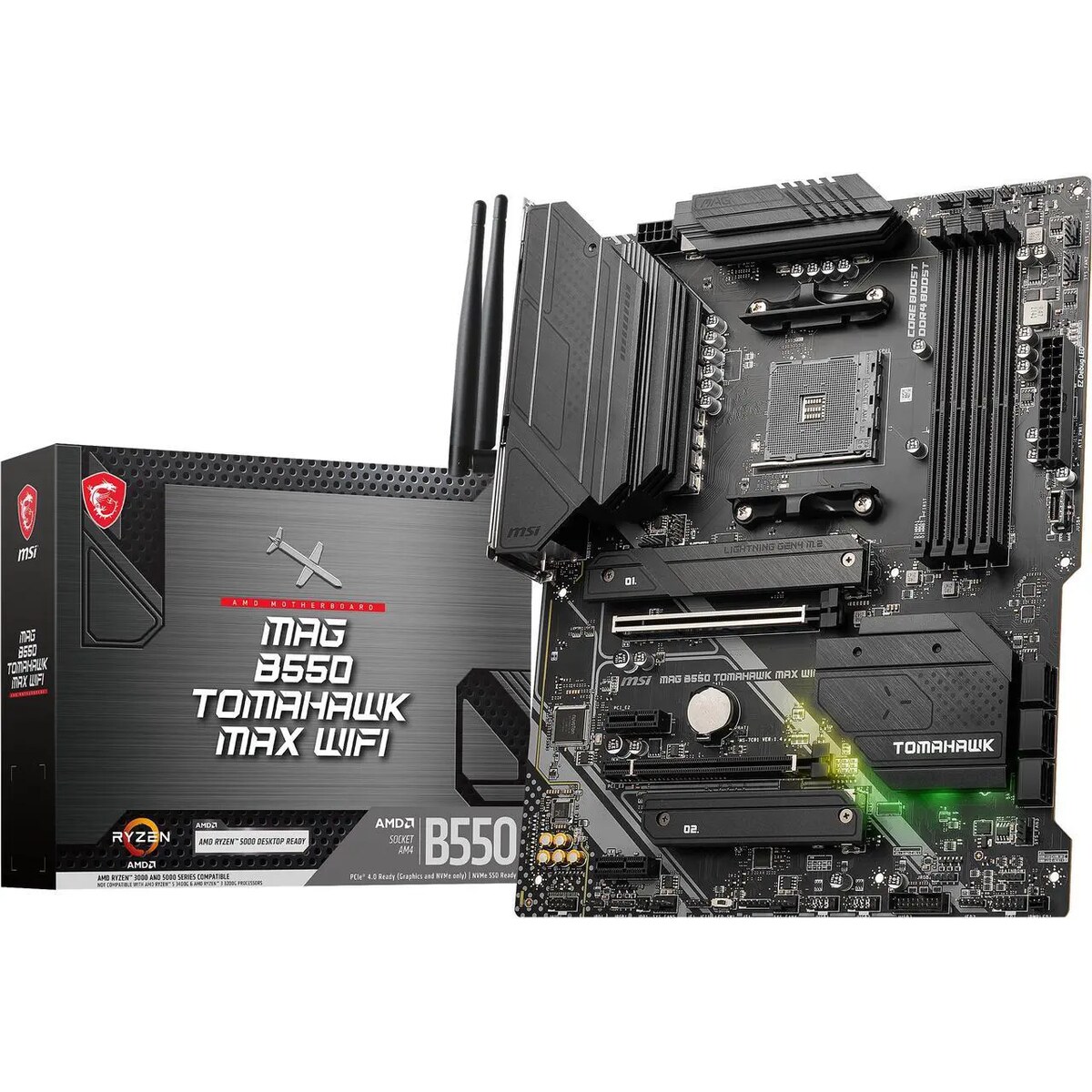Motherboard MSI MAG B550 TOMAHAWK MAX WIFI Socket AM4 ATX