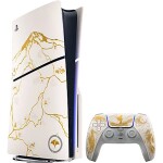Sony PlayStation 5 Slim 1TB Ghost of Yōtei Gold Limited Edition Bundle - Imagen 4