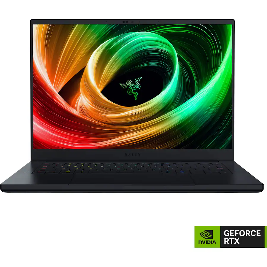 edf1e75a-b342-4674-887a-c26675d882c6 Razer Blade 14 14" 3K 120Hz OLED Gaming Laptop – AMD Ryzen AI 9 365 – 64GB DDR5 – NVIDIA GeForce RTX 5070 8GB – 2TB SSD - Imagen 1