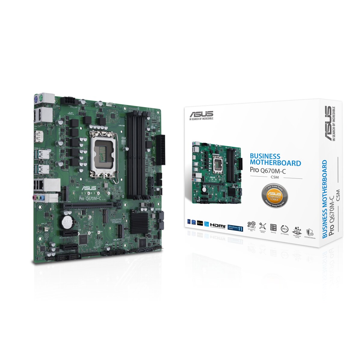 Motherboard ASUS Pro Q670M-C-CSM Socket LGA1700 Micro ATX