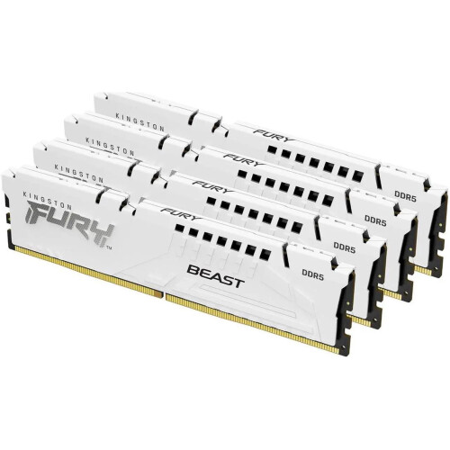 Memoria RAM Kingston FURY Beast 128GB (4 x 32GB) 288-Pin PC RAM DDR5 5200 MHz CL40