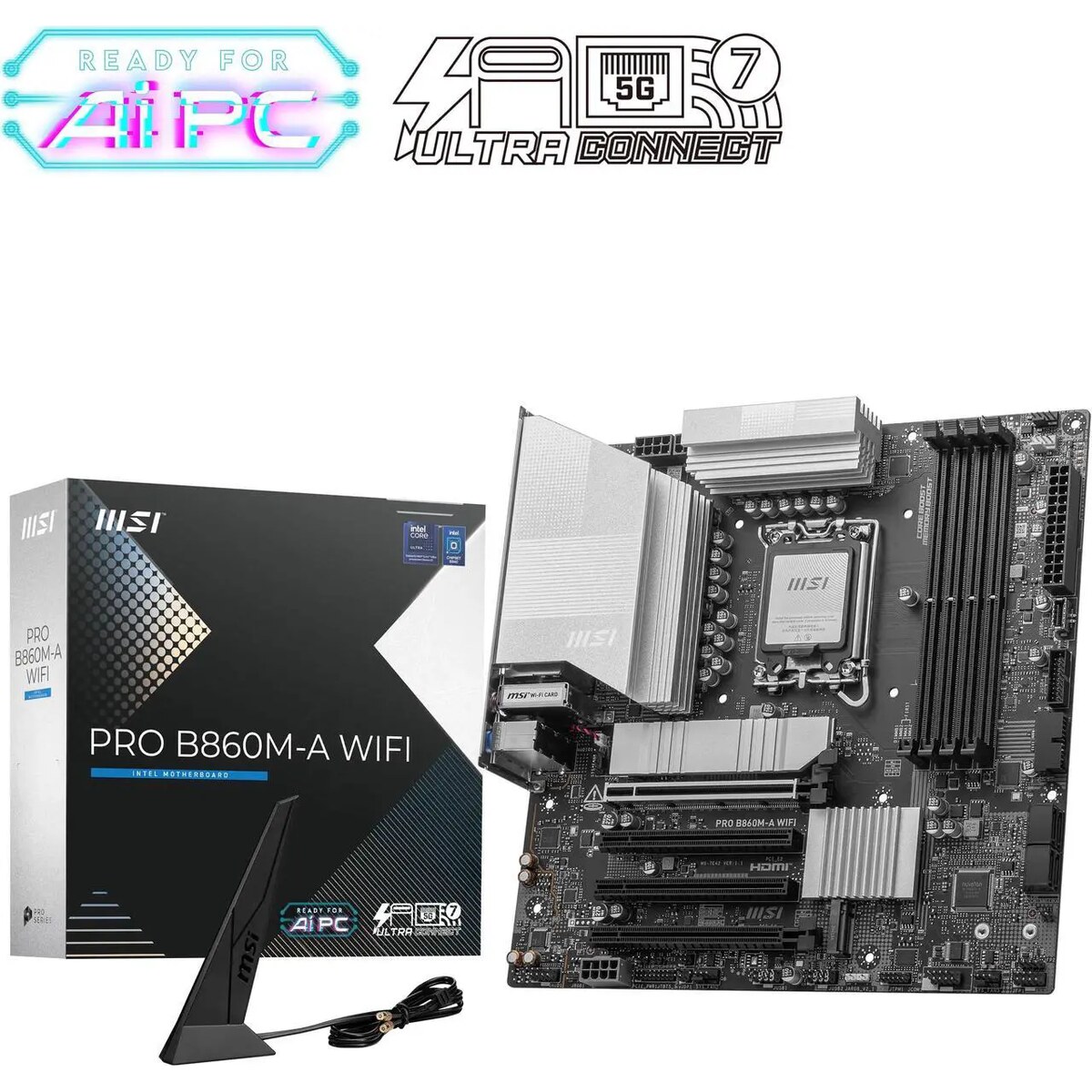 Motherboard MSI PRO B860M-A WIFI Socket LGA1851 Micro ATX