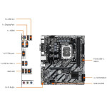 Motherboard GIGABYTE H810M S2H Socket LGA1851 Micro ATX - Imagen 5