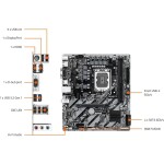 Motherboard GIGABYTE H810M S2H Socket LGA1851 Micro ATX - Imagen 5