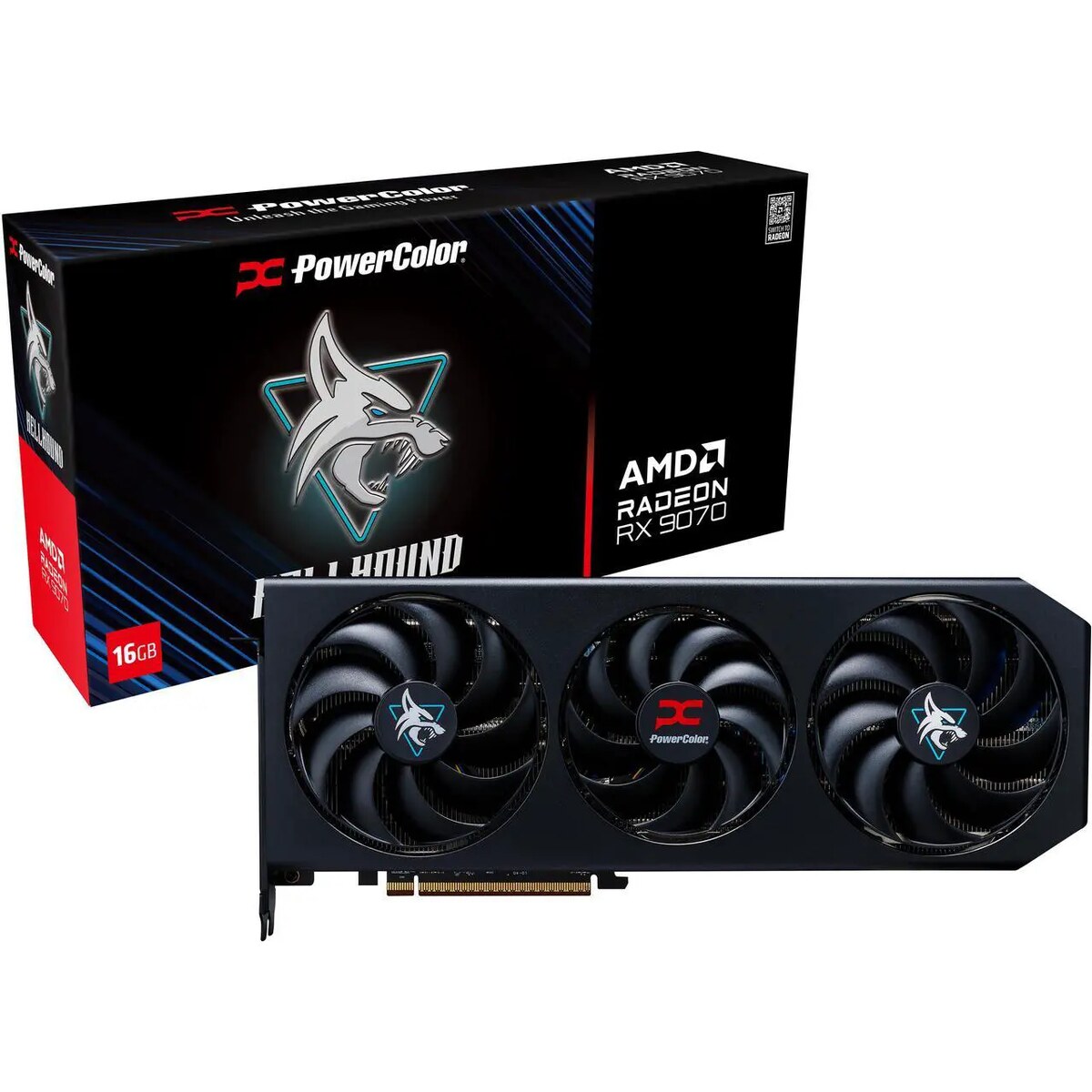 Tarjeta de video PowerColor Hellhound Radeon RX 9070 16GB