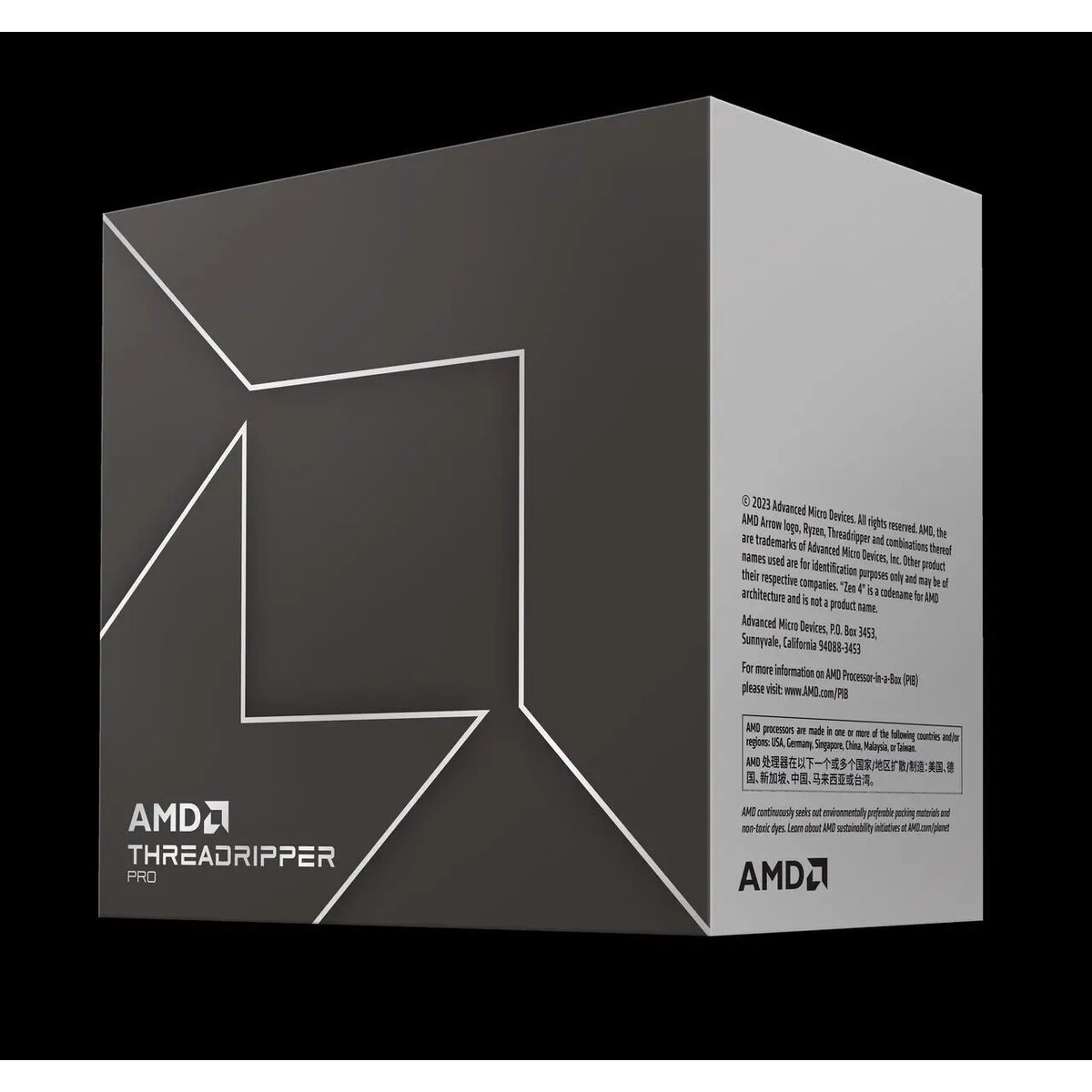 Procesador AMD Ryzen Threadripper PRO 7965WX – Zen 4 24-Core 4.2 GHz – Socket SP6 – 350W