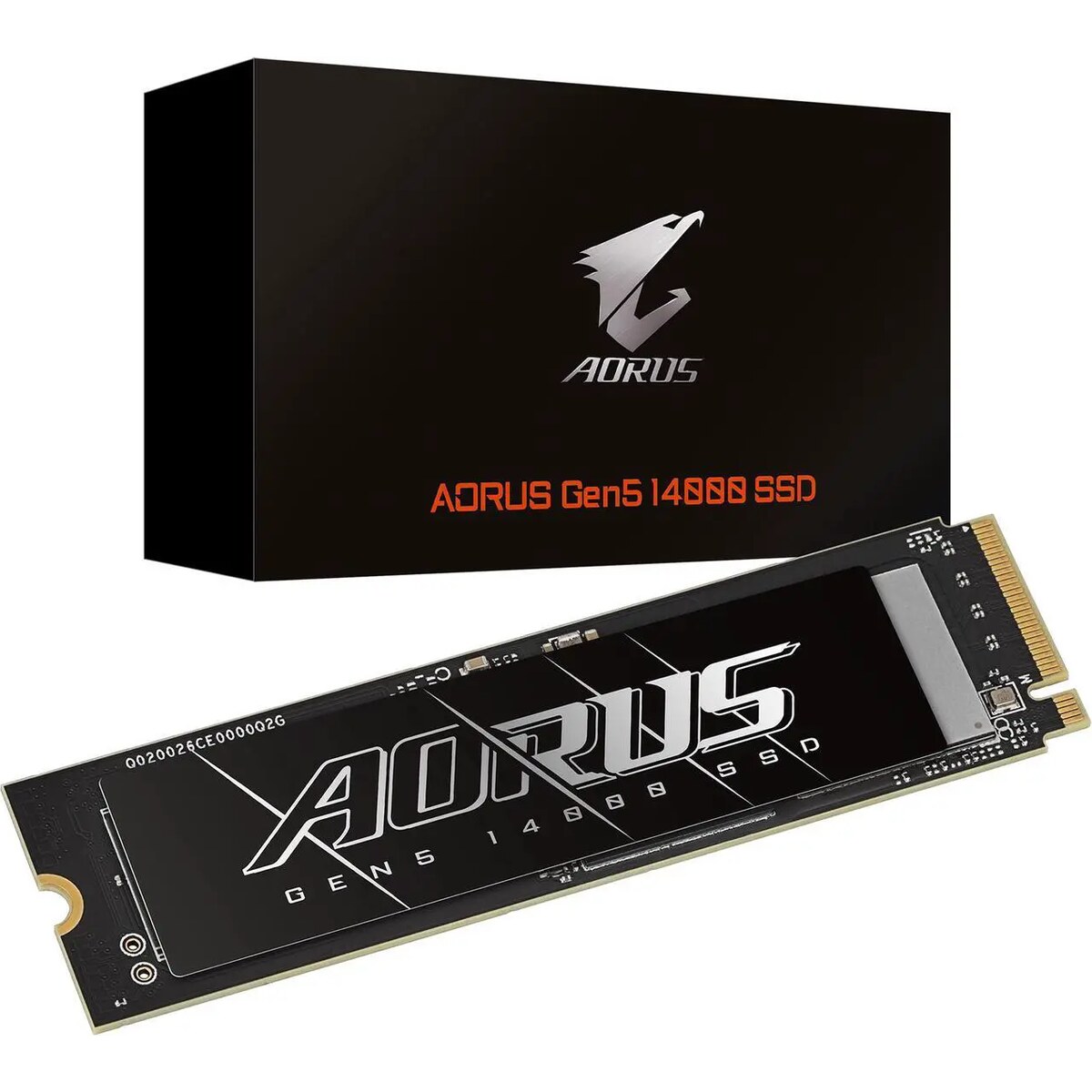 Disco Duro Solido SSD GIGABYTE AORUS Gen5 14000 1 TB PCIe M.2 2280 hasta 13600 MB/s