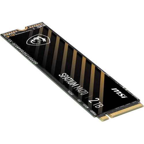 Disco Duro Solido SSD MSI SPATIUM M470 PRO 2 TB PCI-Express Gen 4.0 x4 M.2 2280 hasta 6000 MB/s
