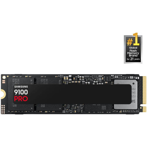 Disco Duro Solido SSD Samsung 9100 PRO 1 TB PCI-Express Gen 5.0 x4 M.2 2280 hasta 14800 MB/s