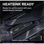 Disco Duro Solido SSD Crucial T705 1TB PCIe Gen5 x4 M.2 2280 hasta 13600 MB/s - Imagen 4