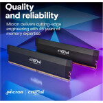 Memoria RAM Crucial Pro Overclocking 32GB (2 x 16GB) 288-Pin DDR5 6400 MHz CL38 - Imagen 6