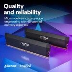 Memoria RAM Crucial Pro Overclocking 32GB (2 x 16GB) 288-Pin DDR5 6400 MHz CL38 - Imagen 6