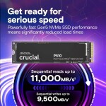 Disco Duro Solido SSD Crucial P510 2 TB PCI-Express Gen 5.0 x4 M.2 2280 hasta 10000 MB/s - Imagen 2