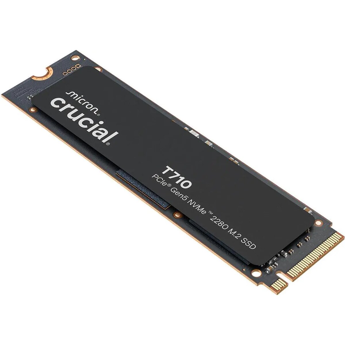 Disco Duro Solido SSD Crucial T710 1 TB PCIe M.2 2280 hasta 14900 MB/s