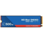 Disco Duro Solido SSD Western Digital WD Blue SN5100 500GB PCIe M.2 2280 hasta 6600 MB/s