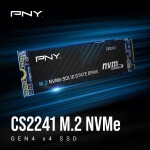 Disco Duro Solido SSD PNY CS2241 2 TB PCI-Express Gen 4.0 x4 M.2 2280 hasta 5000 MB/s - Imagen 2