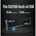 Disco Duro Solido SSD PNY CS2150 1TB PCIe M.2 2280 hasta 10300 MB/s - Imagen 3