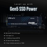Disco Duro Solido SSD PNY CS2150 2TB PCIe 5.0 M.2 2280 hasta 10300 MB/s - Imagen 4