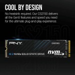 Disco Duro Solido SSD PNY CS2150 2TB PCIe 5.0 M.2 2280 hasta 10300 MB/s - Imagen 7