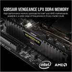 Memoria RAM CORSAIR Vengeance LPX 32GB (2 x 16GB) 288-Pin DDR4 3200 MHz CL16 – Black - Imagen 2