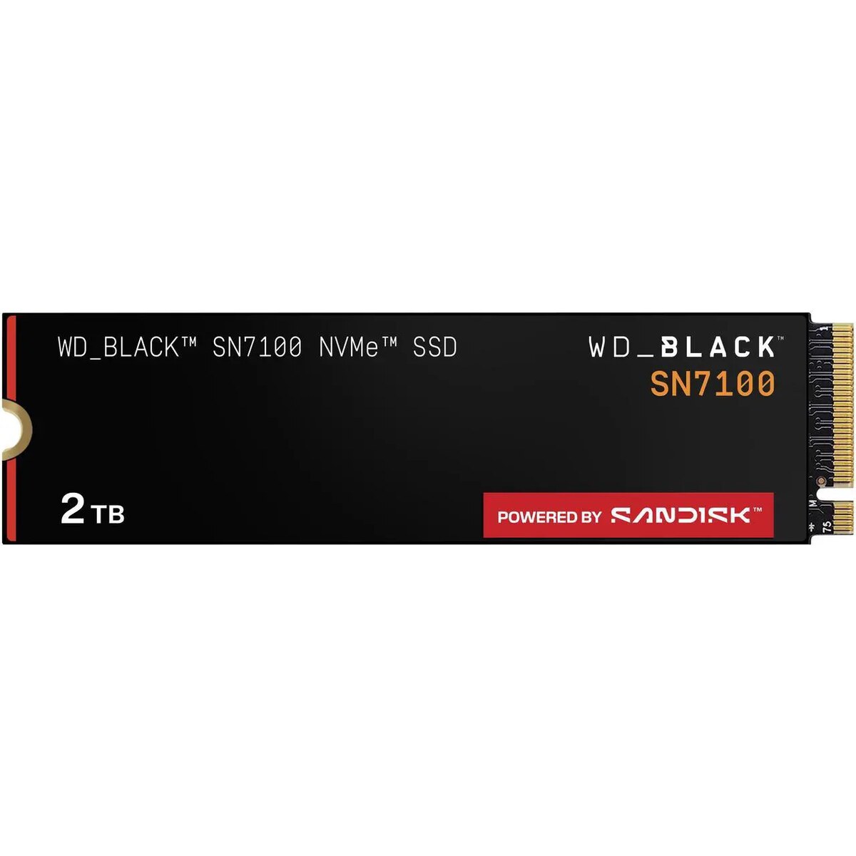 Disco Duro Solido SSD WD_BLACK SN7100 2TB PCIe 4.0 M.2 2280 hasta 7250 MB/s