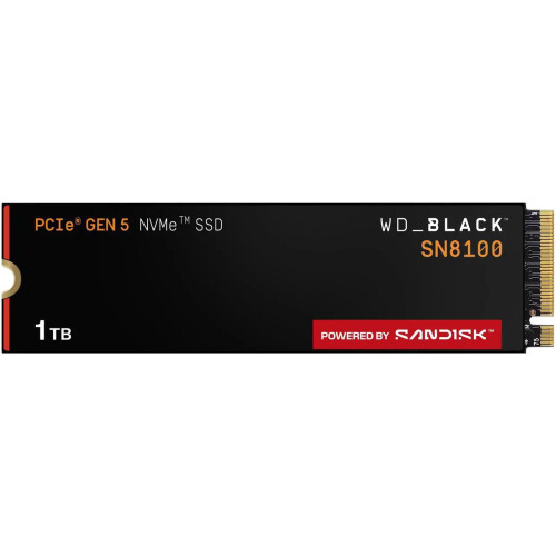 Disco Duro Solido SSD WD_BLACK SN8100 1TB PCIe M.2 2280 hasta 14900 MB/s