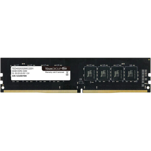 Memoria RAM Team Elite 32GB (1 x 32 GB) 288-Pin DDR4 3200 MHz CL22