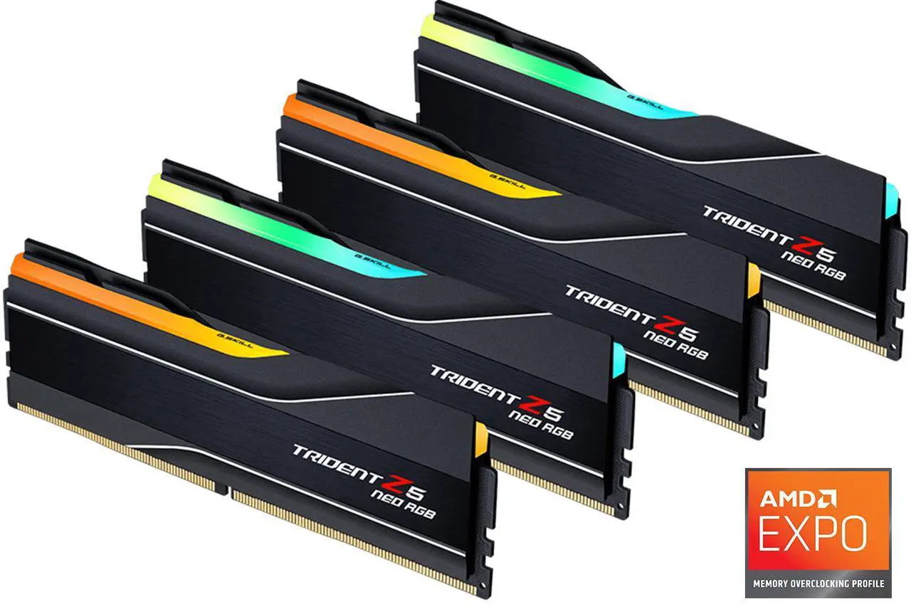 20-374-765-01.webp Memoria RAM G.SKILL Trident Z5 Neo RGB 256GB (4 x 64 GB) 288-Pin DDR5 6000 MHz CL36 - Imagen 1