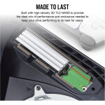 Disco Duro Solido SSD Corsair MP600 Elite 2TB PCIe Gen4 x4 M.2 2280 hasta 7000 MB/s - Imagen 8