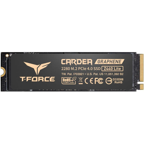Disco Duro Solido SSD Team Group T-FORCE Z440 LITE 500GB PCIe M.2 2280 hasta 5000 MB/s